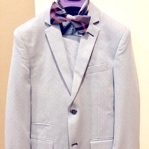 Youth suit James Morgan light blue